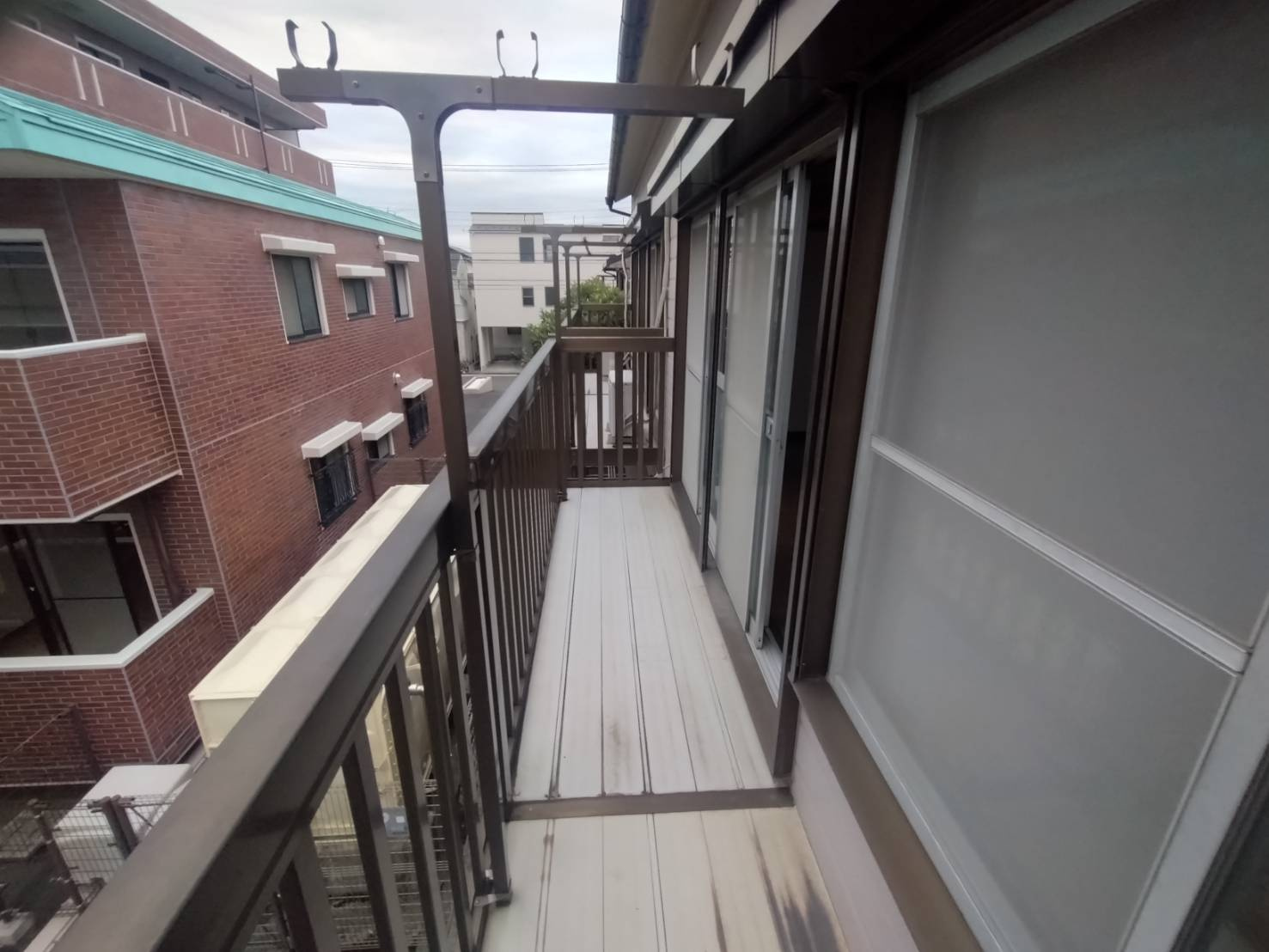 ハイツ吉原のバルコニー