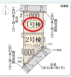 【区画図】 | リーブルガーデン葛城市笛堂６期 | 区画図