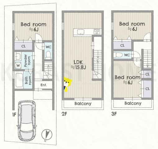 京都市右京区太秦上ノ段町　新築戸建