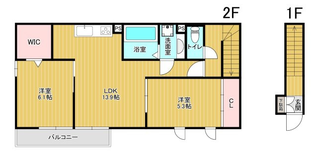 シャルムコート大久保の間取り