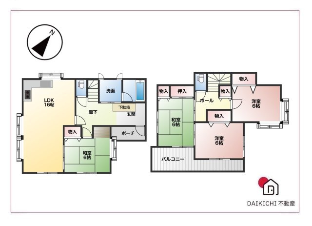 【間取り】 | 熊谷市下奈良　中古戸建
