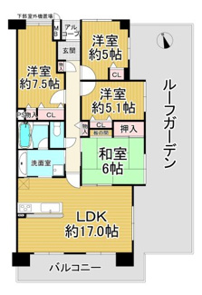 【間取り】 | 阪急日生ニュータウン花咲く丘の街C棟