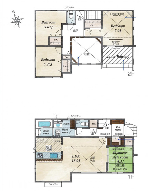 厚木市愛名　新築戸建　全3棟2号棟