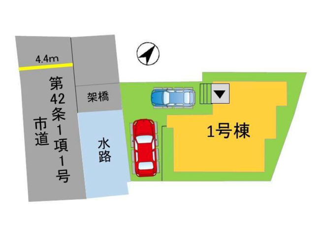【区画図】 | 福岡市南区曰佐1丁目2期　1号棟（全2棟）【仲介手数料無料・0円】 | 区画図です。1号棟