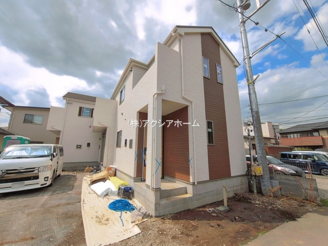 所沢市上新井1丁目・全2棟　新築一戸建　B号棟の前面道路含む現地写真