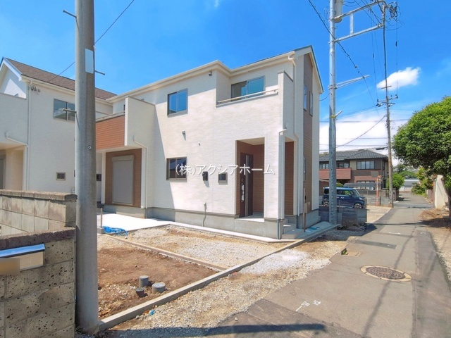 所沢市上新井1丁目・全2棟　新築一戸建　B号棟の前面道路含む現地写真
