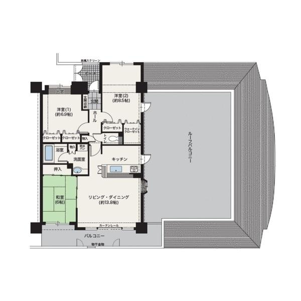 ライフヒルズ明野南の間取り|※図面と現況が異なる場合は現況を優先させていただきます。
