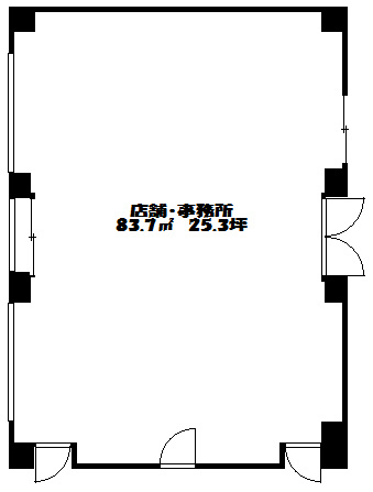 【間取り】 | SPACE9ビル | スケルトン