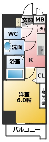 プレサンス高畑ルミアの間取り