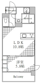 【間取り】 | パティーナ菊川