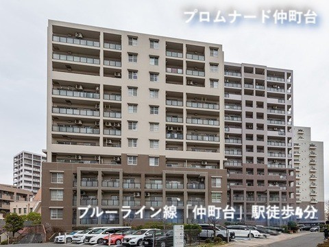 プロムナード仲町台３号棟の外観