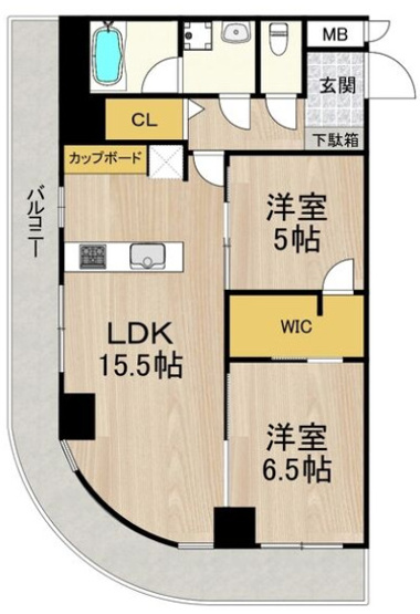 【間取り】 | インプルーブ天六