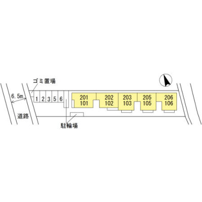 【区画図】 | カミーリア北大塚