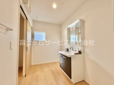 【脱衣所】 | 豊橋市二川町 新築一戸建て 5号棟 | 脱衣場です