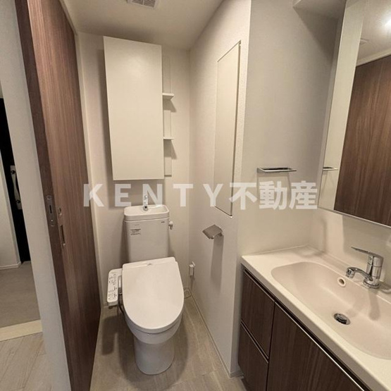 【トイレ】 | パークアクシス品川天王洲アイル | 清潔感のあるトイレです