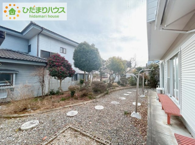 いわき市常磐上湯長谷町湯台堂　中古戸建の庭