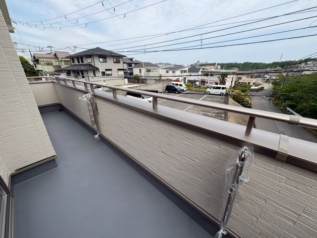 垂水区南多聞台５丁目　新築戸建てのバルコニー