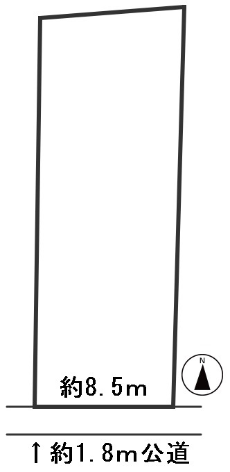 ６６７０２　岐阜市又丸土地の区画図