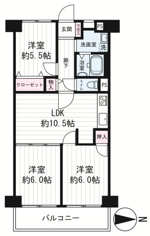 【間取り】 | 大淀町スカイハイツ