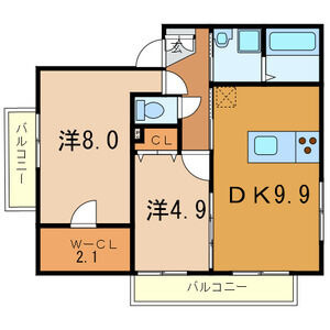 【間取り】 | アバンミモザAB