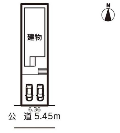 【完成】名古屋市南区中江２丁目の区画図|全体区画数｜全2棟
◆駐車2台可能！(但し、車種による)
◎まずは、お気軽にお問い合わせください。現地を案内しながら周辺環境も見て頂けます。