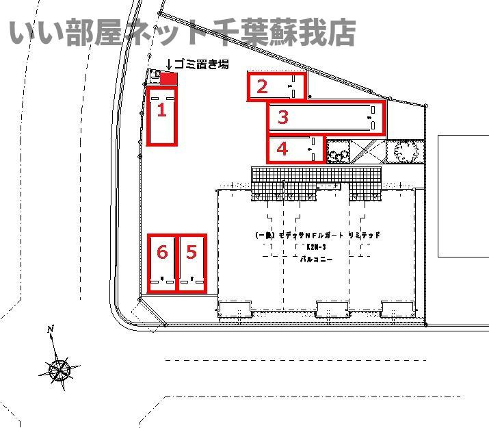 カルム　おゆみ野の区画図