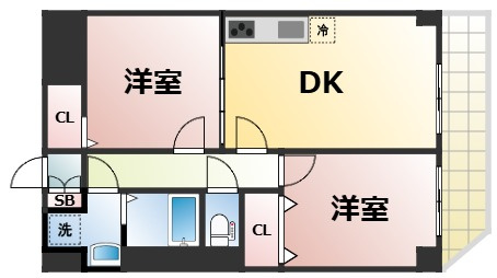 【間取り】 | リアライズ今里南　仲介手数料無料
