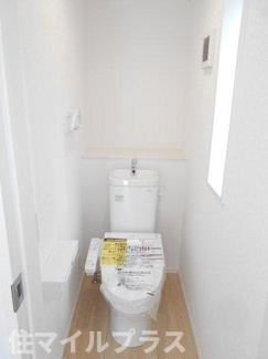 【トイレ】 | 二本松市油井新築一戸建て12棟 | トイレです