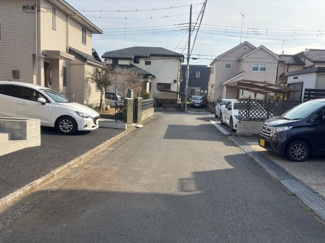 【前面道路含む現地写真】 | 綾瀬市深谷中　新築分譲住宅　全1棟  | 前面道路