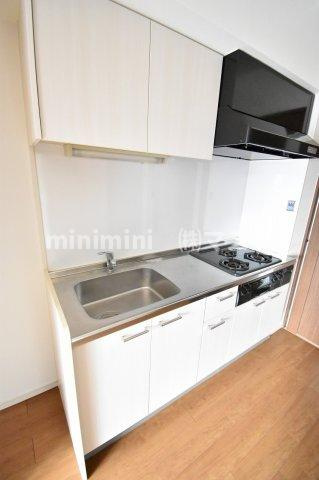 大阪市中央区瓦町１丁目の賃貸マンションのキッチン