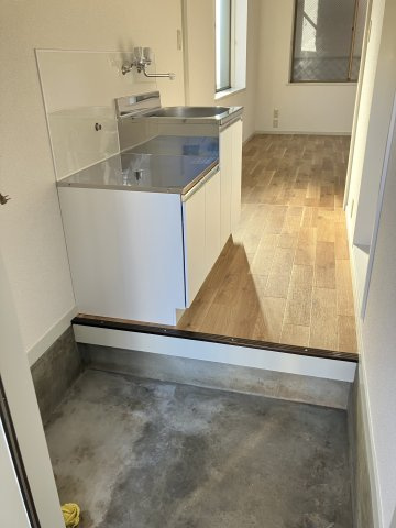 栄ミリオンコーポのキッチン|きれいなキッチンです