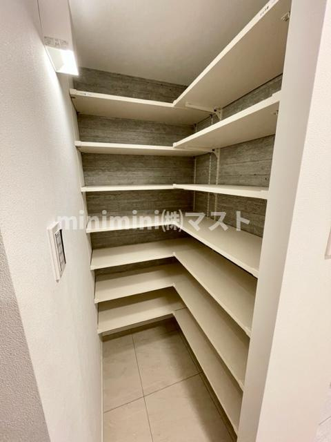 大阪市中央区北新町の賃貸マンションの収納