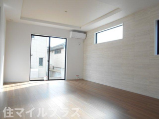 【居間・リビング】 | 二本松市油井新築一戸建て2棟 | ゆったりとした居間です