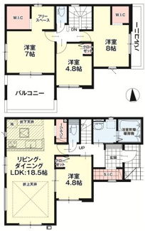 【間取り】 | 二本松市油井新築一戸建て2棟