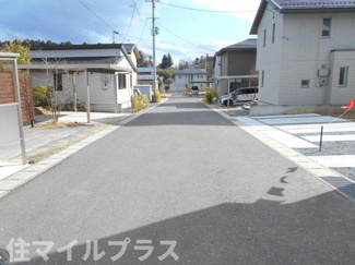 【前面道路含む現地写真】 | 二本松市油井新築一戸建て2棟 | 前面道路含む現地写真です