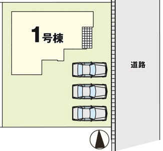 【区画図】 | 二本松市油井新築一戸建て2棟