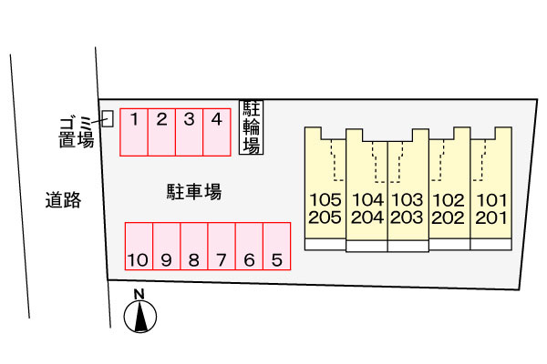 マルベールの駐車場|駐車場