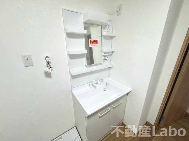 徳島市八万町下福万の賃貸マンションの洗面所