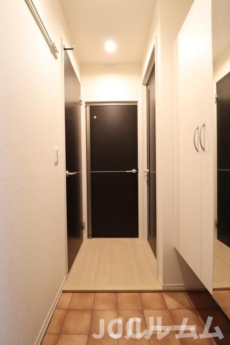 プラムコート木田Bの玄関