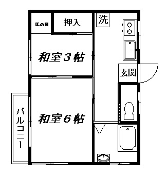 【間取り】 | 風早ハイツ