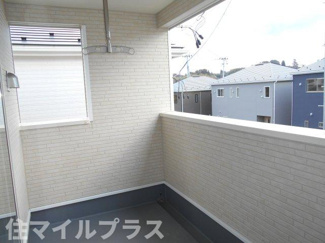 【バルコニー】 | 二本松市郭内2丁目新築一戸建て6棟 | 広々としたバルコニーです