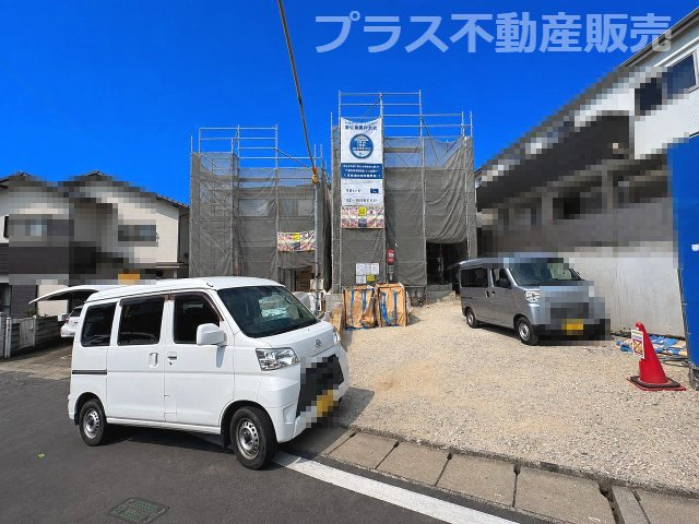 【外観】 | 福岡市東区舞松原5丁目　2号棟（全2棟）【仲介手数料無料・0円】 | 現地写真。同じ物件を見るなら、プラス不動産販売にお任せ下さい。