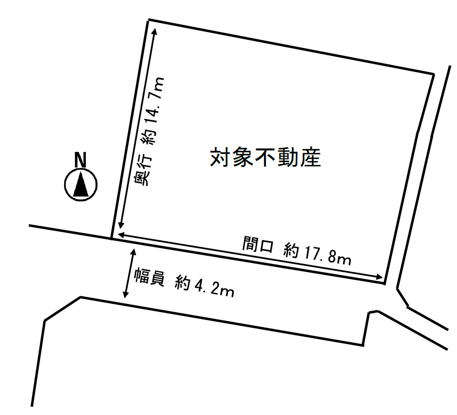木田郡三木町平木 土地の土地図