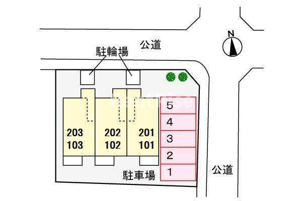 サンマルコⅡの駐車場|駐車場
