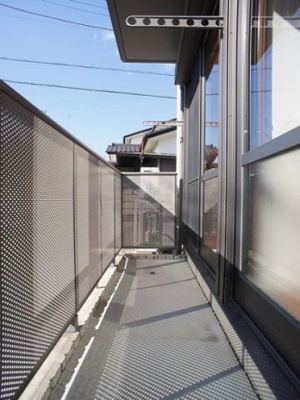 【バルコニー】 | ヴィラクレールD | 日当たり良好！お洗濯物がたくさん干せます♪