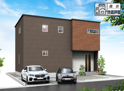 【外観パース】 | 藤枝市若王子2丁目 7期 新築一戸建て | 外観パースです