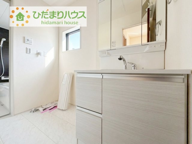 【独立洗面台】 | かすみがうら市下稲吉2期　新築戸建　5号棟 | シンプルで使い勝手の良い独立洗面台！
