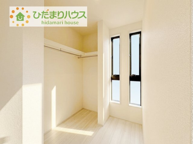 【収納】 | かすみがうら市下稲吉2期　新築戸建　6号棟 | 新婚さんにおすすめ！奥様に喜ばれる収納たっぷりのウォークインクローゼット付です☆