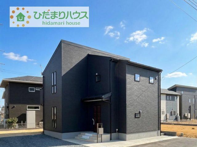 【外観】 | かすみがうら市下稲吉2期　新築戸建　6号棟 | スタイリッシュな外観です(^^)/
