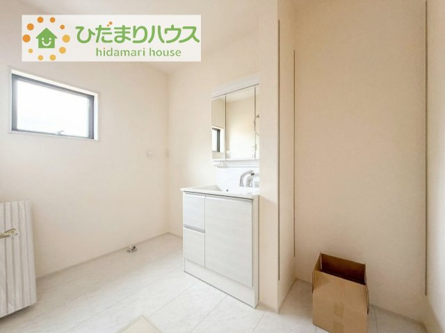 【独立洗面台】 | かすみがうら市下稲吉2期　新築戸建　6号棟 | シンプルで使い勝手の良い独立洗面台！